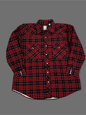 Vtg Mens flannel- outdoor Exchange size xL